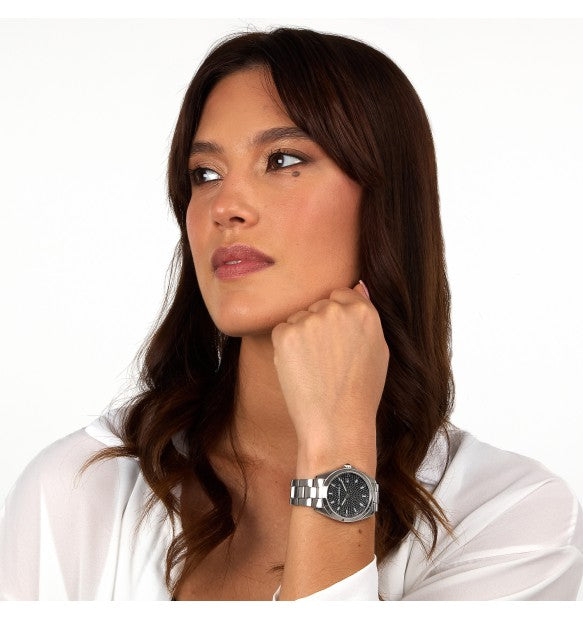 Karl Lagerfeld Orologio Donna Con Sfondo Con Zirconi Neri