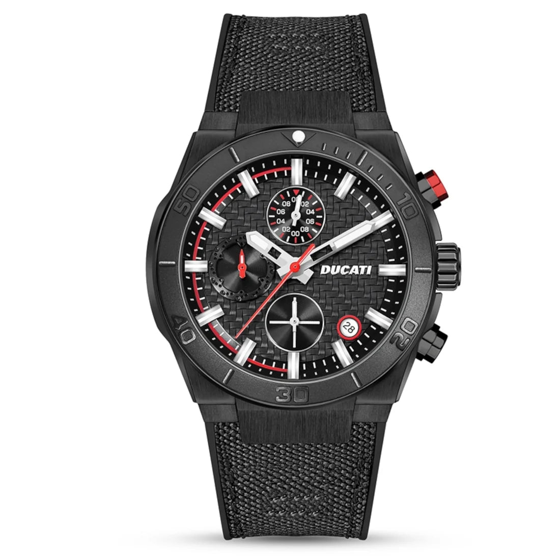 Ducati Orologio Corse Crono Rosso e Nero