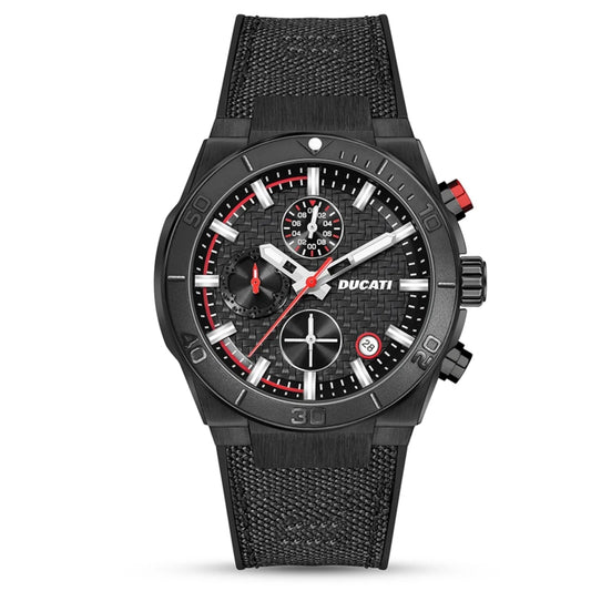 Ducati Orologio Corse Crono Rosso e Nero