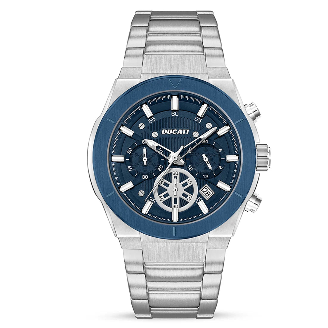 Ducati Orologio Corse Crono Blu in Acciaio