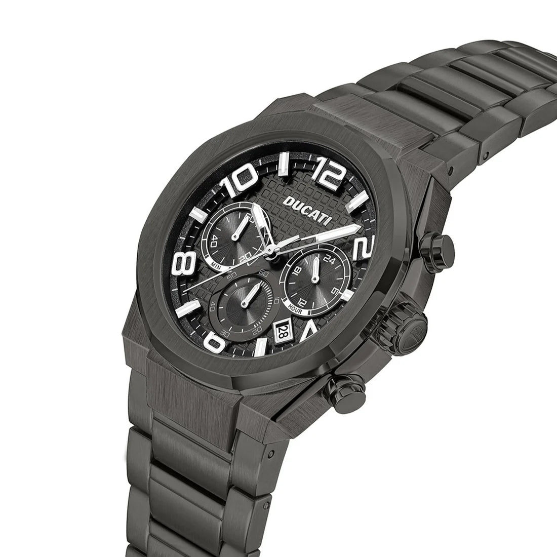 Ducati Orologio Corse Crono Acciaio Pvd Gun