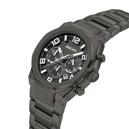 Ducati Orologio Corse Crono Acciaio Pvd Gun