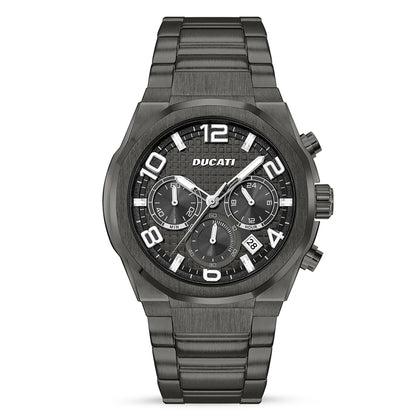 Ducati Orologio Corse Crono Acciaio Pvd Gun