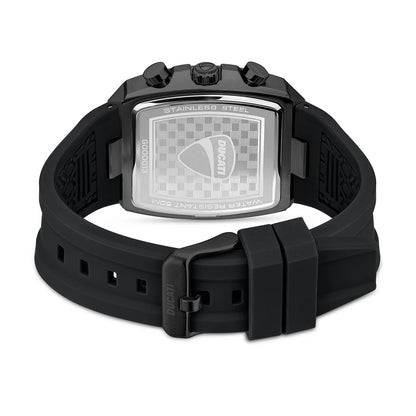 Ducati Orologio Corse Crono Acciaio Rosa e Silicone Nero