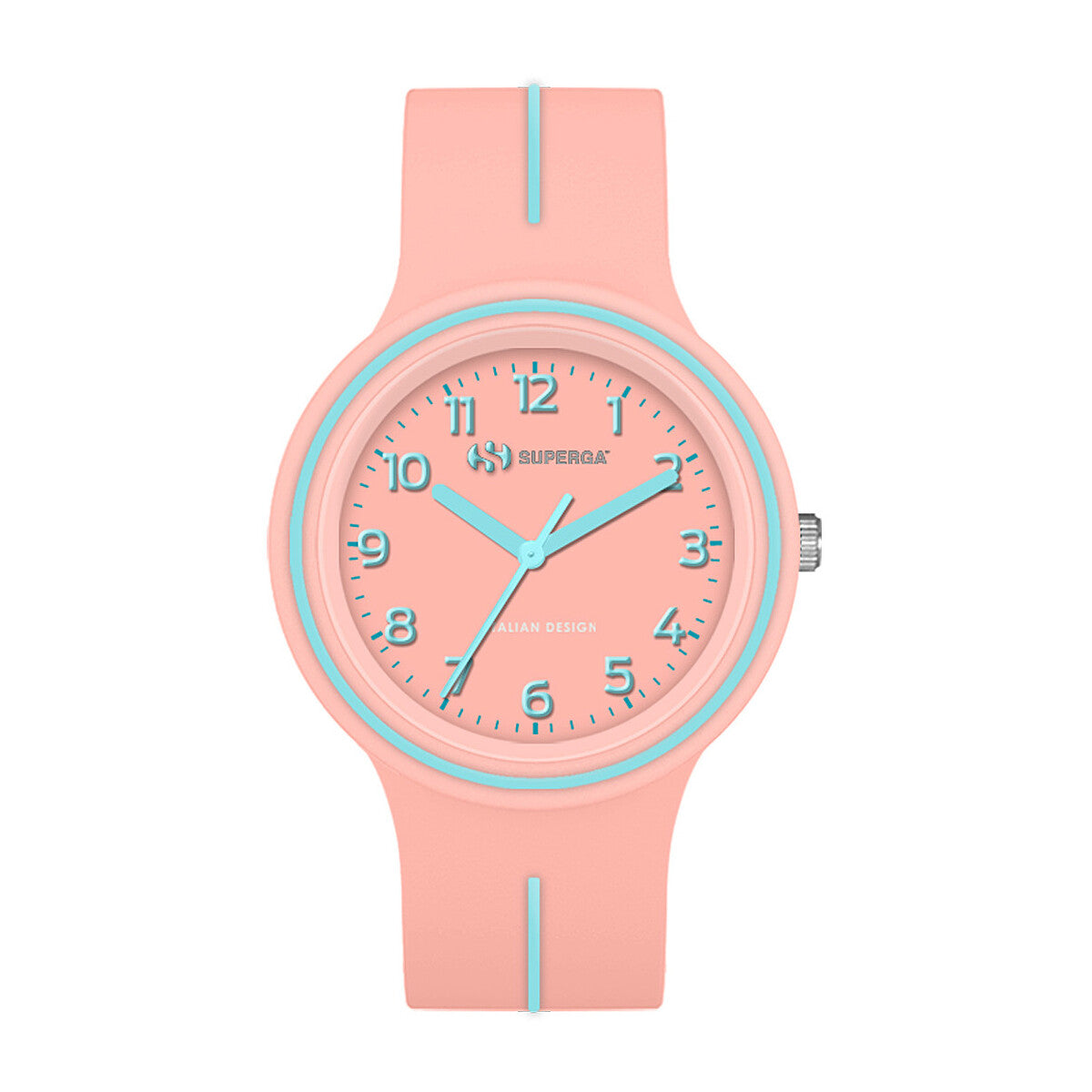 Superga Orologio Bambina Colorful Rosa e Celeste