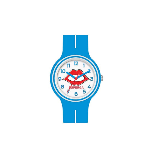 Superga Orologio Bambino Colorful Celeste e Bianco