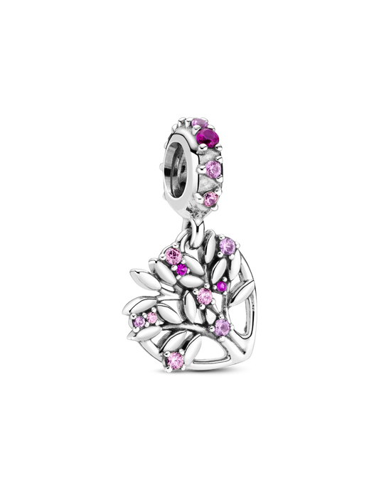 Pandora Charm Cuore Rosa Albero Della Vita