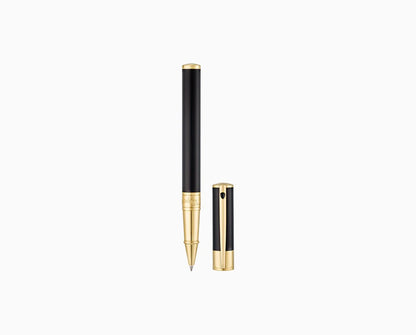 S.T.Dupont Penna Roller D-Initial Nera E Oro