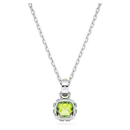 Swarovski Collana Pendente Birthstone Agosto Verde
