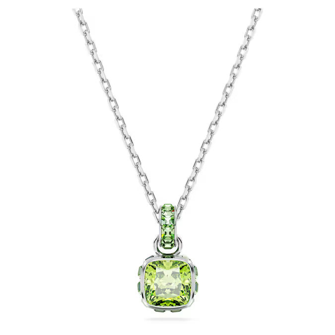 Swarovski Collana Pendente Birthstone Agosto Verde