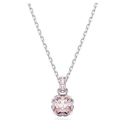Swarovski Collana Pendente Birthstone Giugno Rosa
