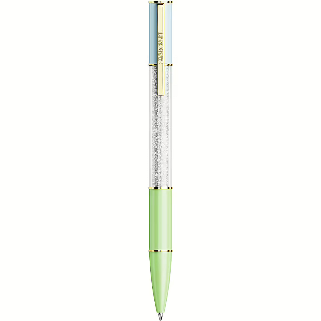 Swarovski Penna Crystalline Lustre Verde e Azzurra