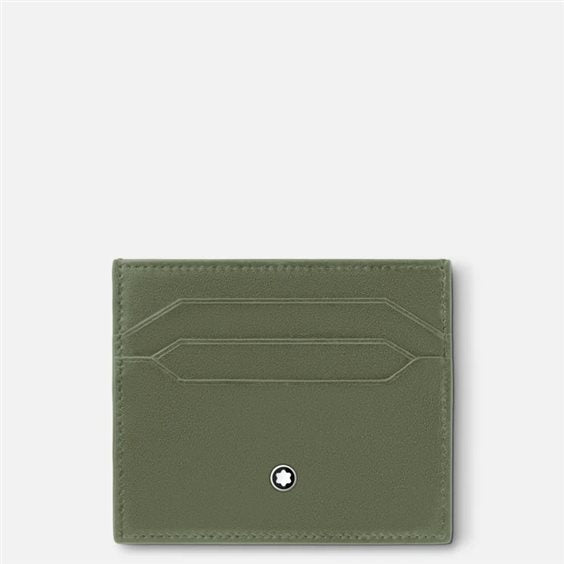 Montblanc Portacarte 6 Scomparti Meisterstuck Verde 198325