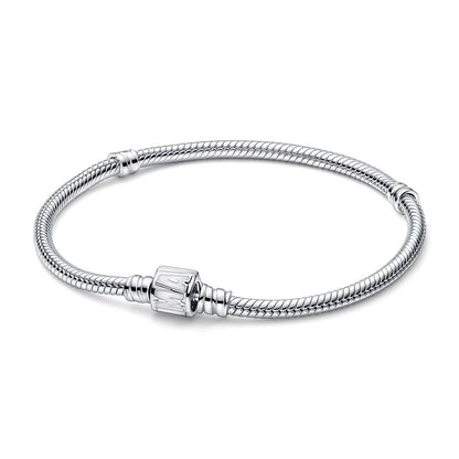 Pandora Bracciale Pandora Moments con Maglia Snake e Chiusura con Logo Marvel
