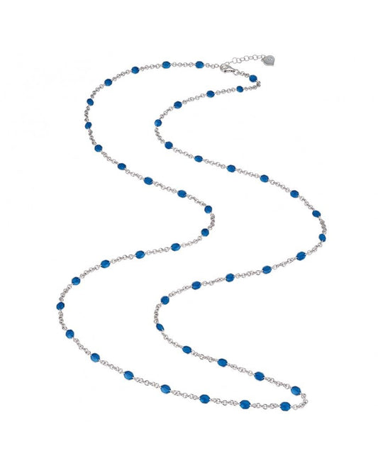 Chantecler Et Voilà Accessori Collana In Argento e Smalto Blu
