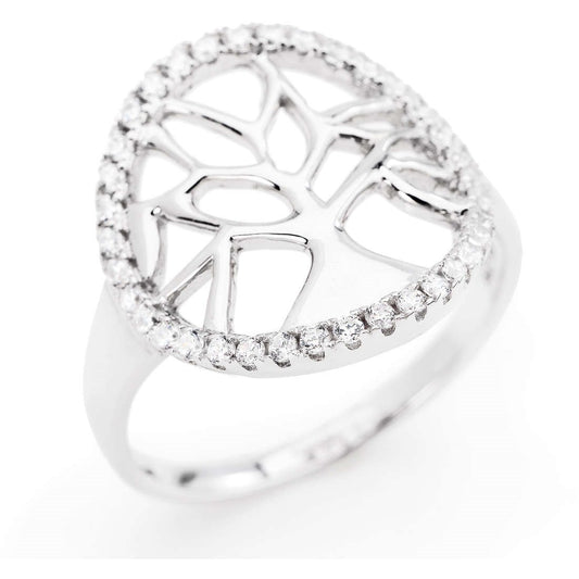 Amen Anello Albero della Vita con Zirconi