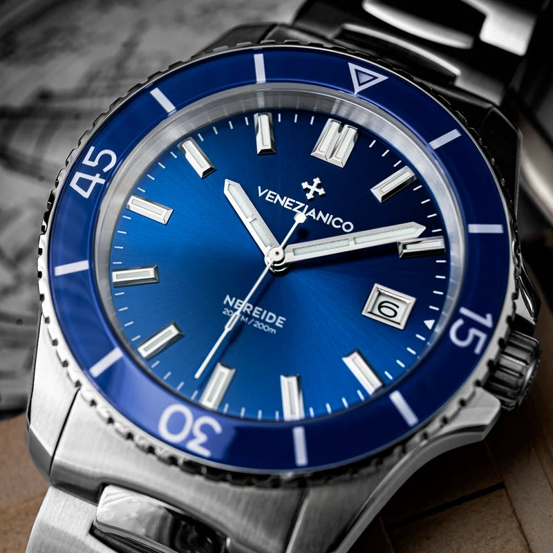 Venezianico Orologio Automatico Nereide Blu 42