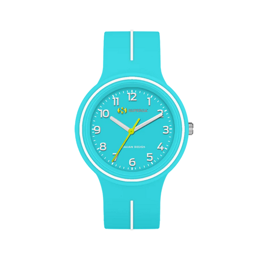 Superga Orologio Bambina Colorful Azzurro e Bianco