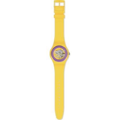 Swatch Orologio Purple Rings Yellow