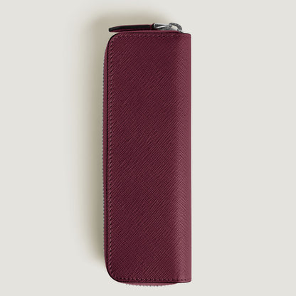 Montblanc Astuccio Per 1 Strumento Da Scrittura Con Cerniera Sartorial Bordeaux 199382