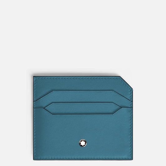 Montblanc Porta carte 6 scomparti Soft Blu Fumè 199312