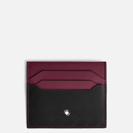 Montblanc  Porta carte 6 Scomparti Extreme 3.0 Nero/Bordeaux  199420