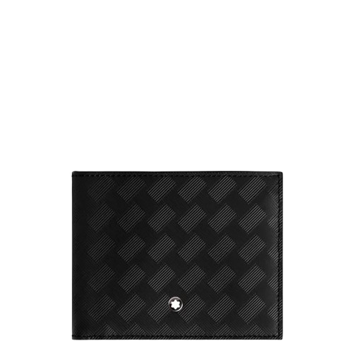 Montblanc Portafoglio 6 Scomparti Extreme 3.0 Nero/Bordeaux 199413