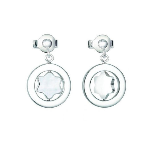 MONTBLANC 36647 ORECCHINI ARGENTO 925 STAR COLLECTION