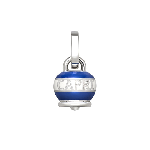 Chantecler Capriness ciondolo campanella in argento 925 e smalto blu e bianco - Codice prodotto: 40490