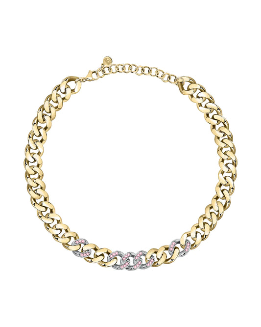 Collana Chain Chiara Ferragni gold e cristalli J19AUW50