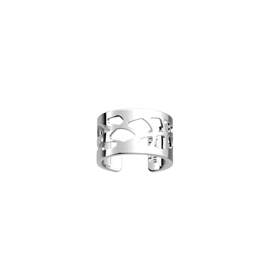Les Georgettes Fougères anello da 12 mm con finitura argentata - Misura anello: 58 (16 taglia italiana) - Codice anello: 70296061600058