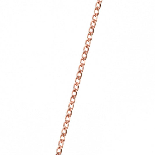Les Georgettes Gourmette catena donna da abbinare con i ciondoli della stella linea con finitura oro rosa - Misura catena: 50-53 cm - Codice catena: 70317644000053