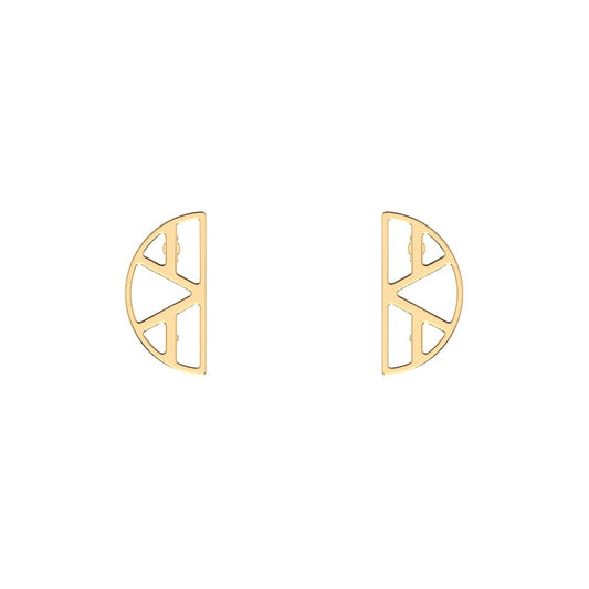 Les Georgettes Ibiza orecchini mezza luna donna da 30 mm con finitura oro giallo - Codice orecchini: 70318911900000