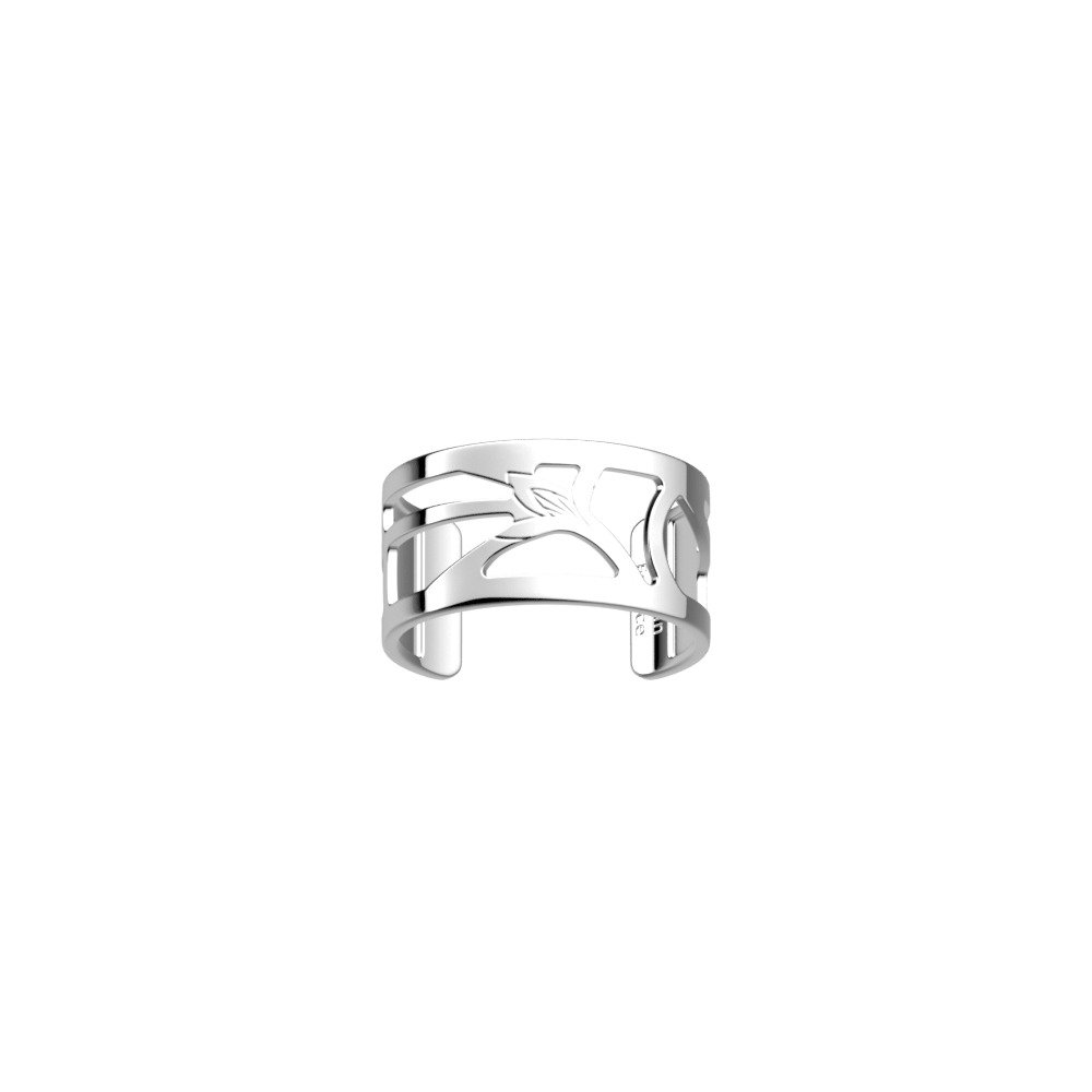Les Georgettes Fleurs du Nil anello donna da 12 mm con finitura argentata - Misura anello: 52 (12 taglia italiana) - Codice anello: 70369971600052