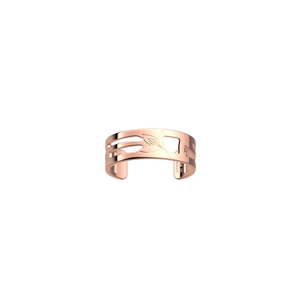Les Georgettes Fleurs du Nil anello donna da 8 mm con finitura oro rosa - Misura anello: 52 (12 taglia italiana) - Codice anello: 70369984000052
