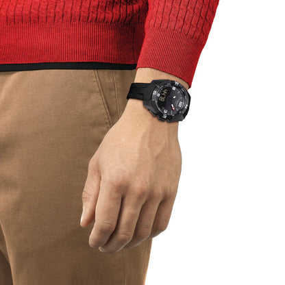Orologio da uomo tattile della collezione T-Touch Tissot modello Expert Solar, il primo orologio da uomo ad essere touch con carica ad energia solare