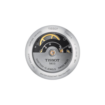 Orologio da uomo automatico solo tempo della collezione T-Classic Tissot modello Everytime Swissmatic in acciaio con quadrante argento