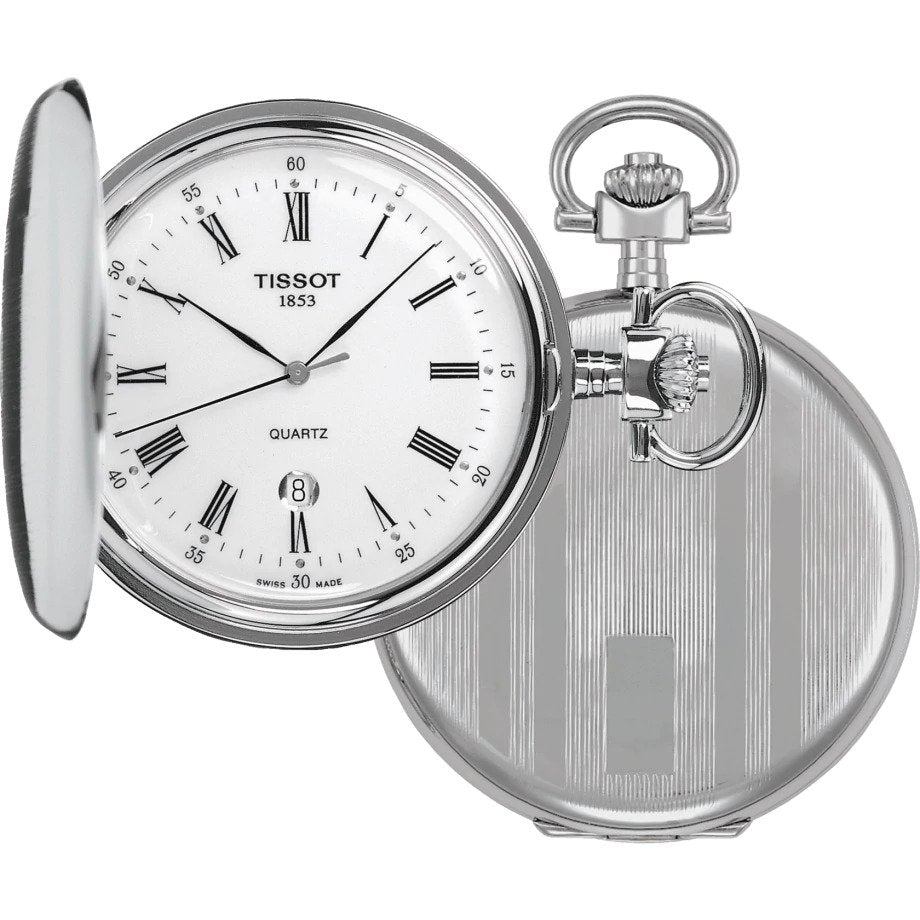 Orologio da tasca maschile al quarzo della collezione T-Pocket Tissot modello Savonnette 